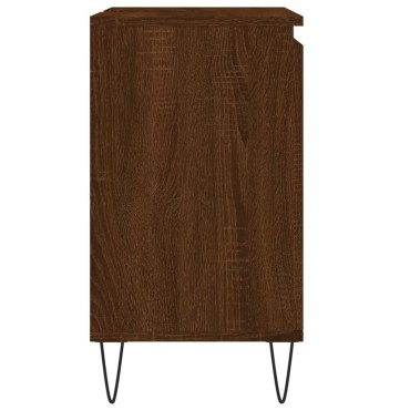 vidaXL Ντουλάπι Μπάνιου Καφέ Δρυς 58x33x60cm από Επεξεργ. Ξύλο