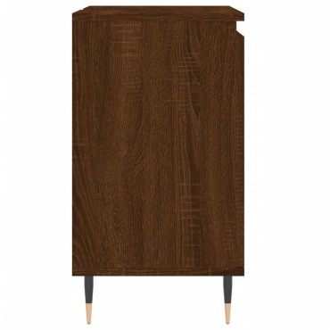 vidaXL Ντουλάπι Μπάνιου Καφέ Δρυς 58x33x60cm από Επεξεργ. Ξύλο