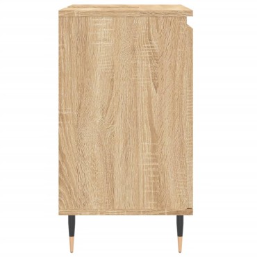 vidaXL Ντουλάπι Μπάνιου Sonoma Δρυς 58x33x60cm από Επεξεργ. Ξύλο