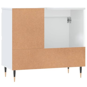 vidaXL Ντουλάπι Μπάνιου Λευκό 65x33x60cm από Επεξεργασμένο Ξύλο 1 τεμ.