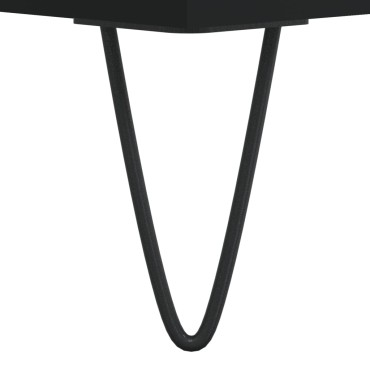 vidaXL Ντουλάπι Μπάνιου Μαύρο 65x33x60cm Επεξεργασμένο Ξύλο