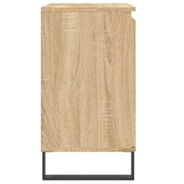 vidaXL Ντουλάπι Μπάνιου Sonoma Δρυς 58x33x60cm από Επεξεργ. Ξύλο