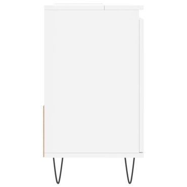 vidaXL Ντουλάπι Μπάνιου Λευκό 65x33x60cm από Επεξεργασμένο Ξύλο