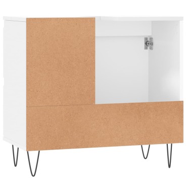 vidaXL Ντουλάπι Μπάνιου Λευκό 65x33x60cm από Επεξεργασμένο Ξύλο