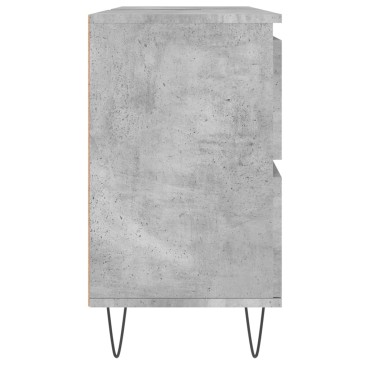 vidaXL Ντουλάπι Μπάνιου Γκρι Σκυροδέματος 80x33x60cm Επεξ. Ξύλο