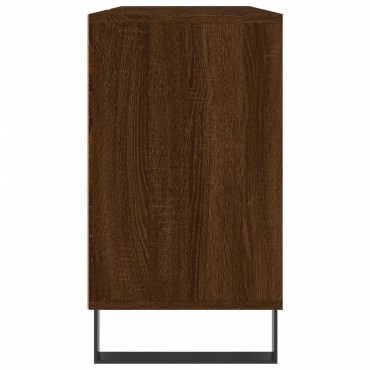 vidaXL Ντουλάπι Μπάνιου Καφέ Δρυς 80x33x60cm Επεξεργασμένο Ξύλο 1 τεμ.