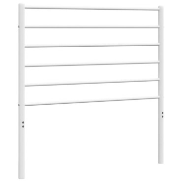vidaXL Κεφαλάρι Λευκό Μεταλλικό 105x3x90cm 1 τεμ.
