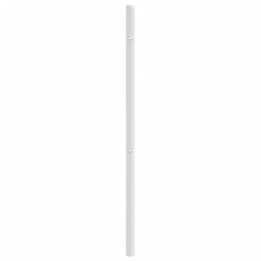 vidaXL Κεφαλάρι Λευκό Μεταλλικό 105x3x90cm 1 τεμ.