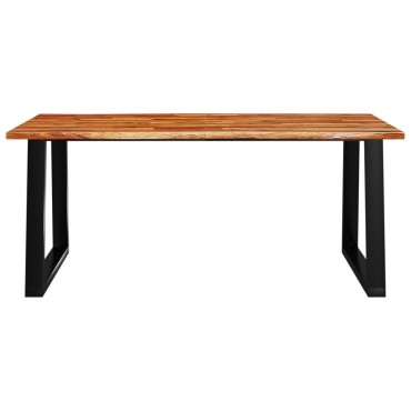vidaXL Τραπεζαρία με Φυσικό Περίγραμμα 180x90x75cm Μασίφ Ξύλο Ακακίας 1 τεμ.
