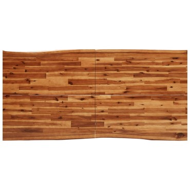 vidaXL Τραπεζαρία με Φυσικό Περίγραμμα 180x90x75cm Μασίφ Ξύλο Ακακίας 1 τεμ.
