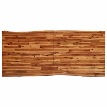 vidaXL Τραπεζαρία με Φυσικό Περίγραμμα 200x90x75cm Μασίφ Ξύλο Ακακίας 1 τεμ.