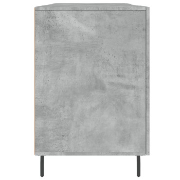 vidaXL Γραφείο Γκρι Σκυροδέματος 140x50x75cm από Επεξεργ. Ξύλο 1 τεμ.