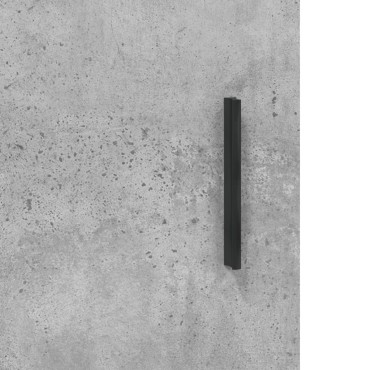 vidaXL Γραφείο Γκρι Σκυροδέματος 140x50x75cm από Επεξεργ. Ξύλο 1 τεμ.