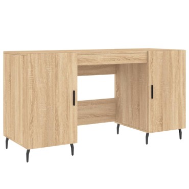 vidaXL Γραφείο Sonoma Δρυς 140x50x75cm από Επεξεργασμένο Ξύλο 1 τεμ.