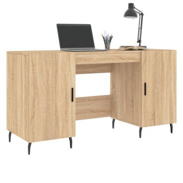 vidaXL Γραφείο Sonoma Δρυς 140x50x75cm από Επεξεργασμένο Ξύλο 1 τεμ.
