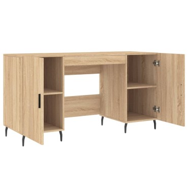 vidaXL Γραφείο Sonoma Δρυς 140x50x75cm από Επεξεργασμένο Ξύλο 1 τεμ.