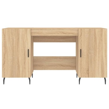vidaXL Γραφείο Sonoma Δρυς 140x50x75cm από Επεξεργασμένο Ξύλο 1 τεμ.