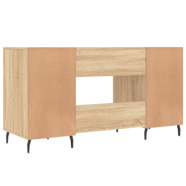 vidaXL Γραφείο Sonoma Δρυς 140x50x75cm από Επεξεργασμένο Ξύλο 1 τεμ.