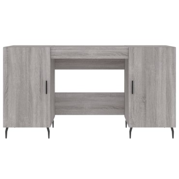 vidaXL Γραφείο Γκρι Sonoma 140x50x75cm από Επεξεργασμένο Ξύλο 1 τεμ.