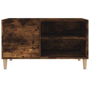 vidaXL Δισκοθήκη Καπνιστή Δρυς 84,5x38x48cm από Επεξεργασμένο Ξύλο 1 τεμ.