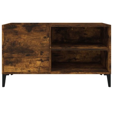vidaXL Δισκοθήκη Καπνιστή Δρυς 84,5x38x48cm από Επεξεργασμένο Ξύλο 1 τεμ.