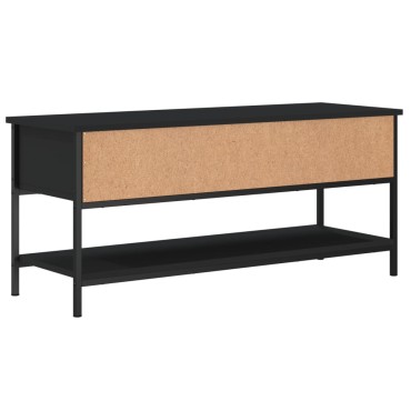 vidaXL Έπιπλο Τηλεόρασης Μαύρο 100x35x45cm από Επεξεργασμένο Ξύλο