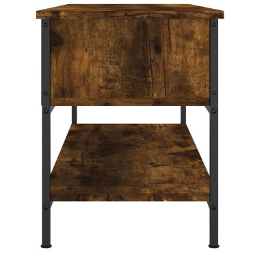 vidaXL Έπιπλο Τηλεόρασης Καπνιστή Δρυς 100x35x45cm Επεξ. Ξύλο