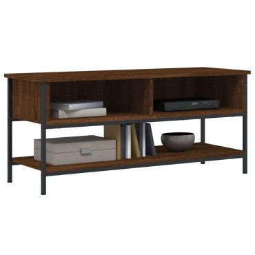 vidaXL Έπιπλο Τηλεόρασης Καφέ Δρυς 100x35x45cm Επεξεργασμένο Ξύλο