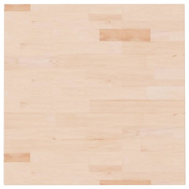 vidaXL Επιφάνεια Τραπεζιού Τετράγωνη 60x60x2,5cm Μασίφ Ξύλο Δρυς 1 τεμ.
