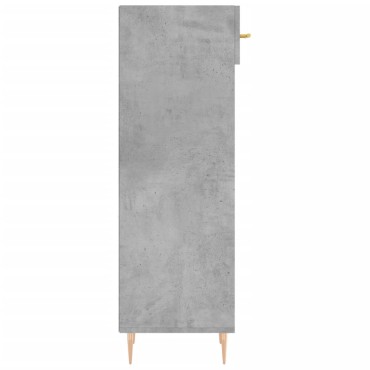 vidaXL Παπουτσοθήκη Γκρι Σκυροδέματος 30x35x105cm Επεξεργασμένο Ξύλο 1 τεμ.