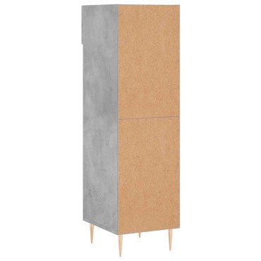 vidaXL Παπουτσοθήκη Γκρι Σκυροδέματος 30x35x105cm Επεξεργασμένο Ξύλο 1 τεμ.