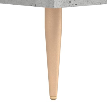 vidaXL Παπουτσοθήκη Γκρι Σκυροδέματος 30x35x105cm Επεξεργασμένο Ξύλο 1 τεμ.