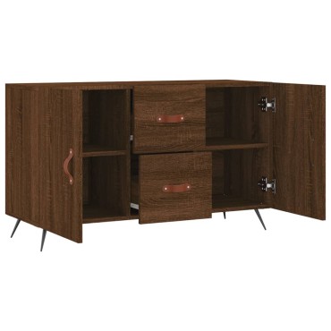 vidaXL Μπουφές Καφέ Δρυς 100x36x60cm Επεξεργασμένο Ξύλο 1 τεμ.