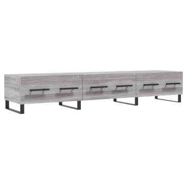vidaXL Έπιπλο Τηλεόρασης Γκρι Sonoma 150x36x30cm Επεξεργ. Ξύλο