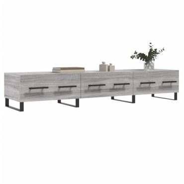 vidaXL Έπιπλο Τηλεόρασης Γκρι Sonoma 150x36x30cm Επεξεργ. Ξύλο