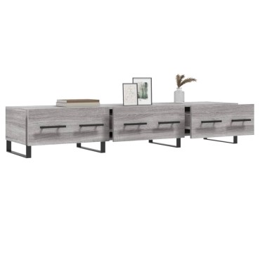 vidaXL Έπιπλο Τηλεόρασης Γκρι Sonoma 150x36x30cm Επεξεργ. Ξύλο