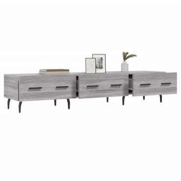 vidaXL Έπιπλο Τηλεόρασης Γκρι Sonoma 150x36x30cm Επεξεργ. Ξύλο