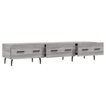 vidaXL Έπιπλο Τηλεόρασης Γκρι Sonoma 150x36x30cm Επεξεργ. Ξύλο