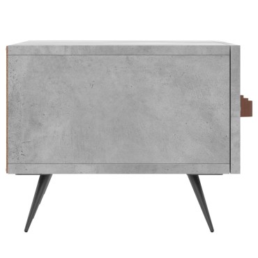 vidaXL Έπιπλο Τηλεόρασης Γκρι Σκυροδέματος 150x36x30cm Επεξ. Ξύλο
