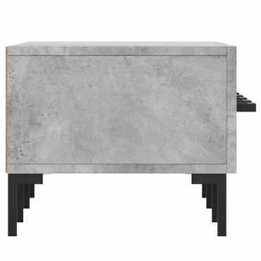 vidaXL Έπιπλο Τηλεόρασης Γκρι Σκυροδέματος 150x36x30cm Επεξ. Ξύλο