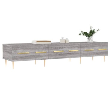 vidaXL Έπιπλο Τηλεόρασης Γκρι Sonoma 150x36x30cm Επεξεργ. Ξύλο