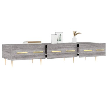 vidaXL Έπιπλο Τηλεόρασης Γκρι Sonoma 150x36x30cm Επεξεργ. Ξύλο