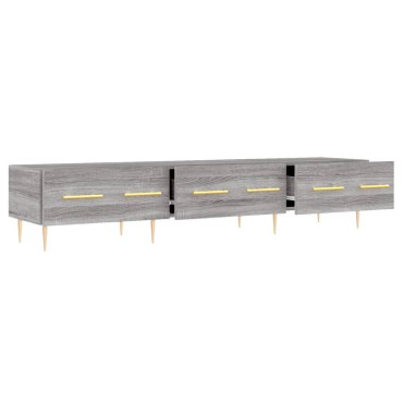 vidaXL Έπιπλο Τηλεόρασης Γκρι Sonoma 150x36x30cm Επεξεργ. Ξύλο