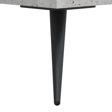 vidaXL Παπουτσοθήκη Γκρι Σκυροδέματος 30x35x105cm Επεξεργασμένο Ξύλο 1 τεμ.