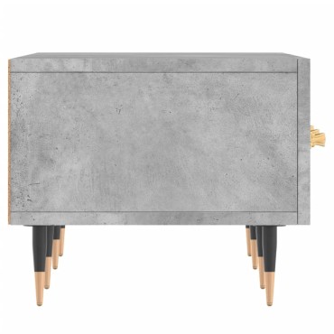 vidaXL Έπιπλο Τηλεόρασης Γκρι Σκυροδέματος 150x36x30cm Επεξ. Ξύλο