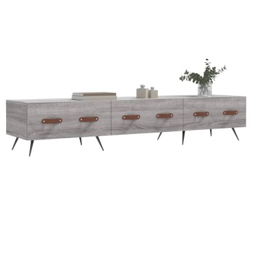 vidaXL Έπιπλο Τηλεόρασης Γκρι Sonoma 150x36x30cm Επεξεργ. Ξύλο