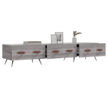 vidaXL Έπιπλο Τηλεόρασης Γκρι Sonoma 150x36x30cm Επεξεργ. Ξύλο