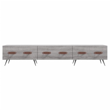 vidaXL Έπιπλο Τηλεόρασης Γκρι Sonoma 150x36x30cm Επεξεργ. Ξύλο