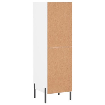 vidaXL Παπουτσοθήκη Λευκή 30x35x105cm από Επεξεργασμένο Ξύλο