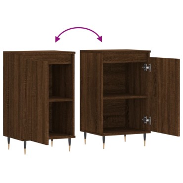vidaXL Συρταριέρα Καφέ Δρυς 40x35x70cm από Επεξεργασμένο Ξύλο 1 τεμ.